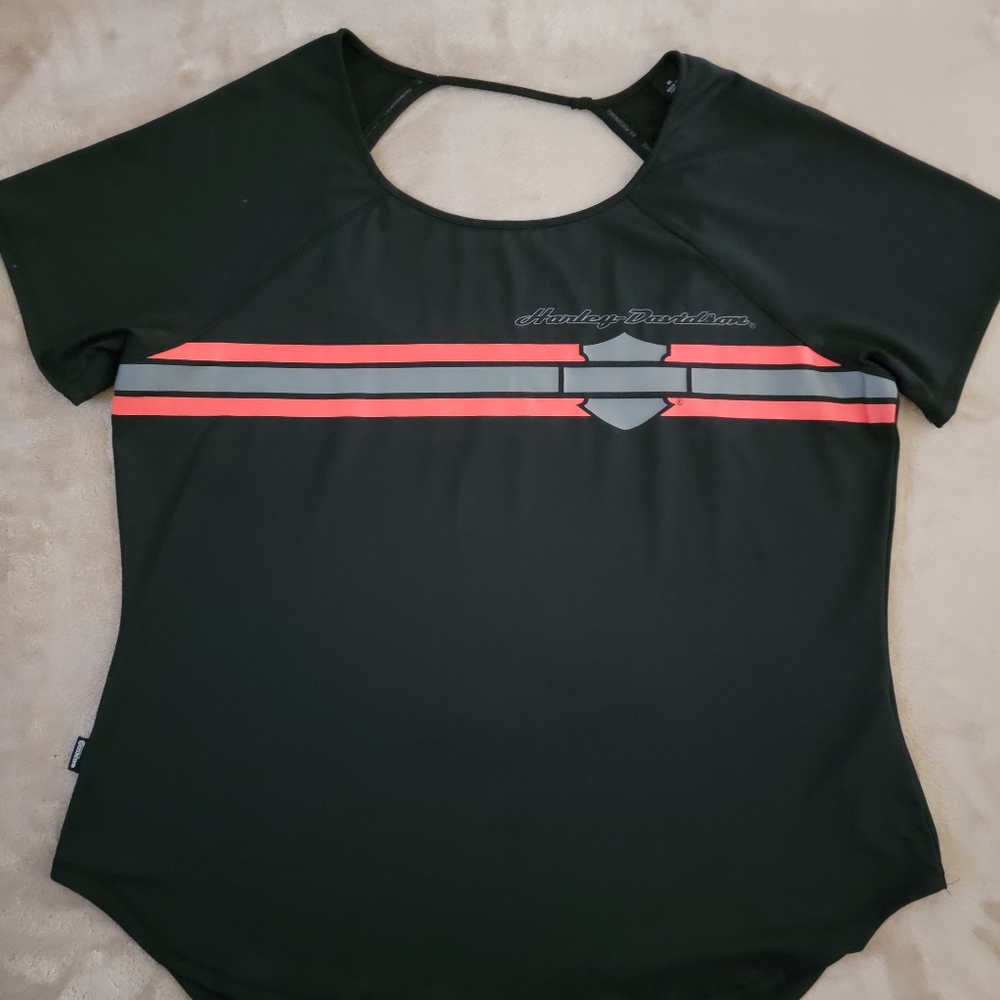 Genuine Harley Davidson women's top black XL NWOT